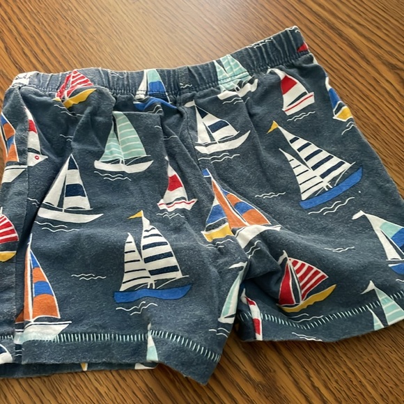 Mud pie short sleeve/shorts sailboat pajamas - Picture 6 of 6